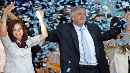 Cristina y Néstor Kirchner