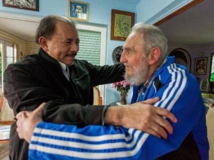 Fidel y Daniel Ortega