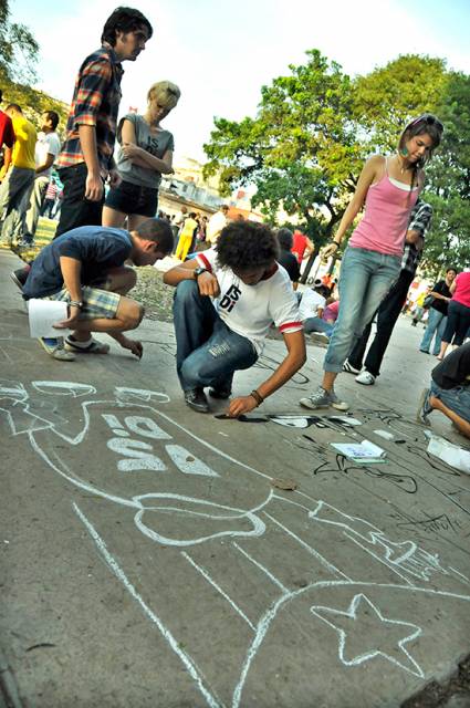 Jóvenes cubanos.