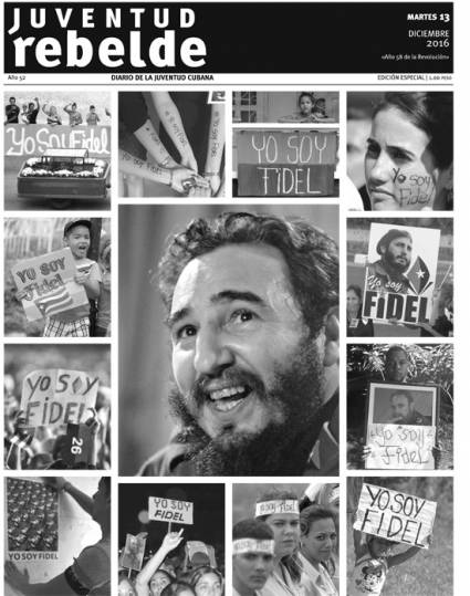 Edición Especial de Juventud Rebelde sobre Fidel Castro 