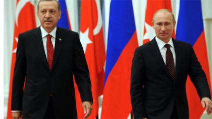 La relacion de Putin (derecha ) y Erdogan clave para buscar la paz en Siria
