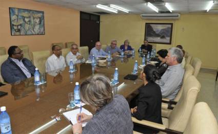 Encuentro de Díaz-Canel con líderes de iglesias protestantes de Estados Unidos