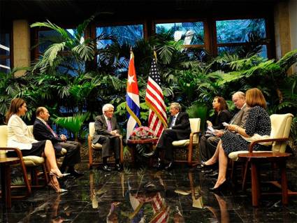 Recibe Raúl a Presidente la Cámara de Comercio de los EEUU