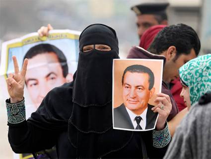 Seguidora de Hosni Mubarak