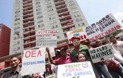 El pueblo venezolano expresa en las calles su rechazo al intervencionismo de la OEA