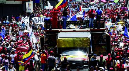 Pueblo colma centro de Caracas para respaldar la Constituyente