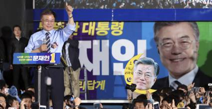 Moon Jae-In, nuevo presidente de Corea del Sur.