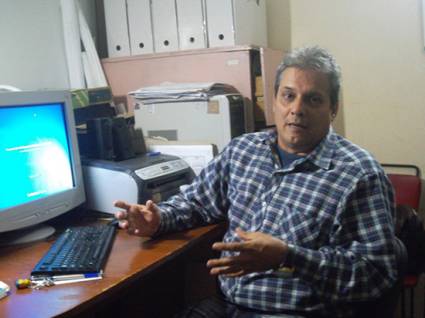 El máster Oscar Benedico Rodríguez, director del Centro Meteorológico Provincial