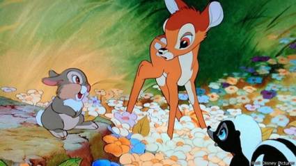 Fotograma del filme de dibujos animados Bambi