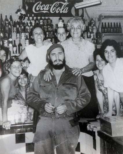 Fidel Castro con la familia Badal