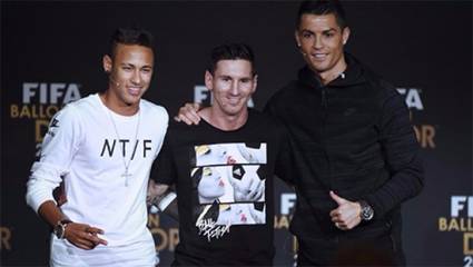 Neymar, Messi, Cristiano