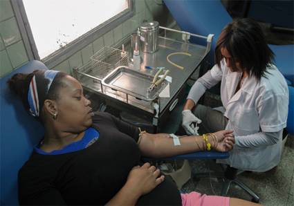 Donante de sangre