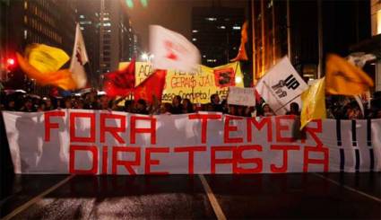 Junto a la salida de Temer, miles de brasileños han pedido en las calles las elecciones directas.