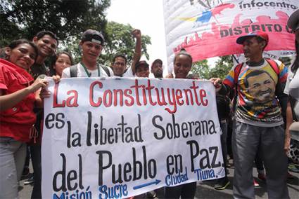 Los mensajes del chavismo revelan el espíritu de la Constituyente.