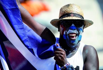 Los cubanos han recibido el apoyo de la afición en la capital austriaca.