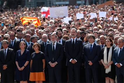 El rey Felipe VI y el presidente Mariano Rajoy