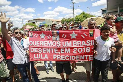 Lula recibe la confianza del pueblo en el noroeste de Brasil