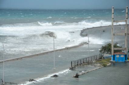 Destrozos después del paso del huracán Irma