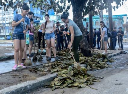 Recuperación en el Vedado habanero