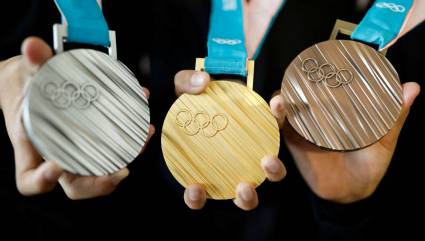 Las medallas fueron diseñadas inspiradas en la cultura coreana. 