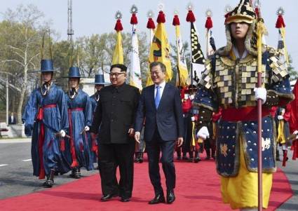 Encuentro entre presidentes de las dos Coreas