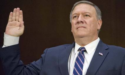 Mike Pompeo, secretario de Estado.