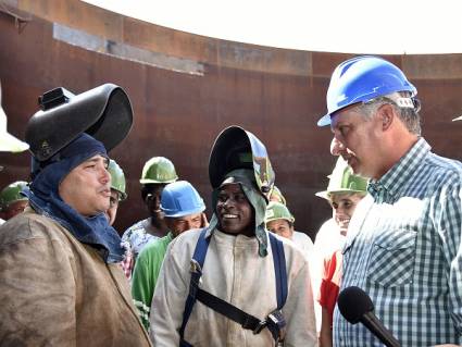 Visita del Presidente de Cuba Miguel Díaz-Canel a la Provincia de Matanzas 1