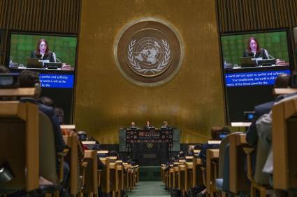 Presidenta de la 73 Asamblea General de la ONU