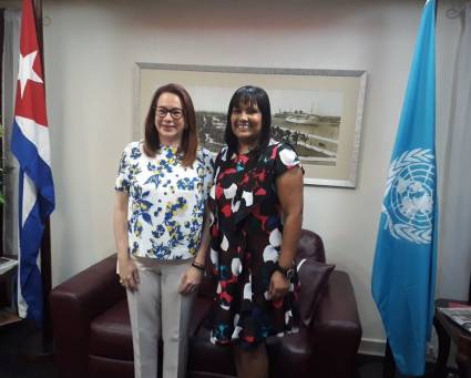 Visita Cuba la Presidenta de la Asamblea General de la ONU