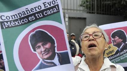 La denuncia del golpe y la solidaridad con Evo Morales