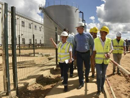 Visita Díaz-Canel Bioeléctrica en Ciego de Ávila 