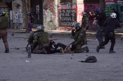 Represión en Bolivia 