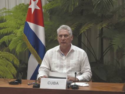 Presidente Cubano Miguel Díaz-Canel Bermúdez 
