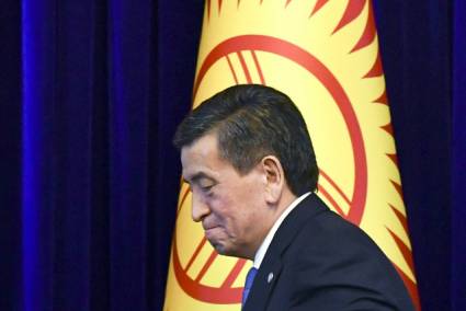 El presidente de Kirguistán, Sooronbai Dzheenbekov