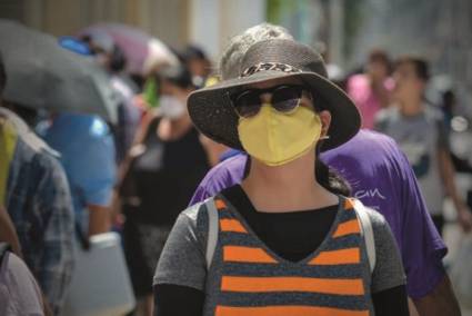 Uso de mascarillas o nasobucos en la vida cotidiana de la ciudad de Holguín.