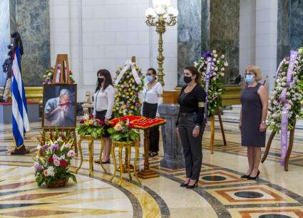 Honras fúnebres al Dr. Eusebio Leal Spengler 