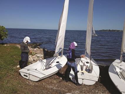 Entrenamiento de vela en Cuba