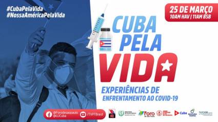 Conferencia «Cuba por la vida: experiencias de enfrentamiento al COVID-19»