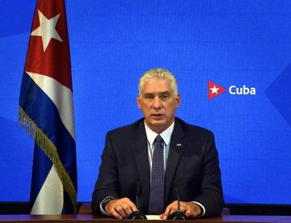 Presidente cubano Miguel Díaz-Canel