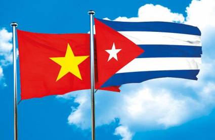Banderas Cuba Vietnam