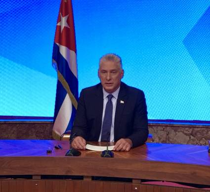 El Primer Secretario del Comité Central del Partido Comunista de Cuba y Presidente de la República, Miguel Díaz-Canel Bermúdez, participó este jueves en la reunión del Consejo Supremo Económico Euroasiático.
