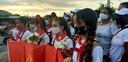 Homenaje a Camilo Cienfuegos en Isla de la Juventud. 