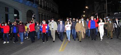 Marcha de las Antorchas en La Habana