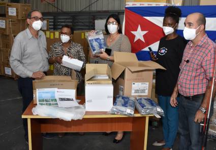 Donativos de Asociación de Amistad Italia-Cuba
