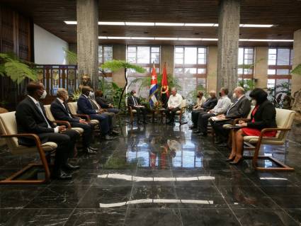 Recibió Díaz-Canel al Ministro de Estado de Angola