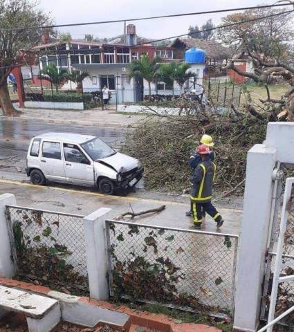 Tromba marina que afectó la zona este de La Habana