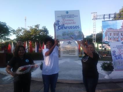 62do. aniversario  de la Federación de Mujeres Cubanas