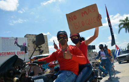 El bloqueo afecta todos los sectores de la vida en nuestro país