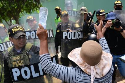 Protestas ciudadanas en Perú