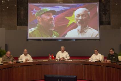 Primer Secretario del Comité Central del Partido Comunista de Cuba, Miguel Díaz-Canel Bermúdez